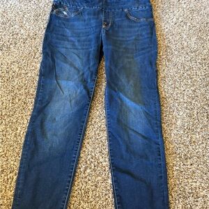 Rock & Republic Women's Straight Leg Jeans in Dark Blue